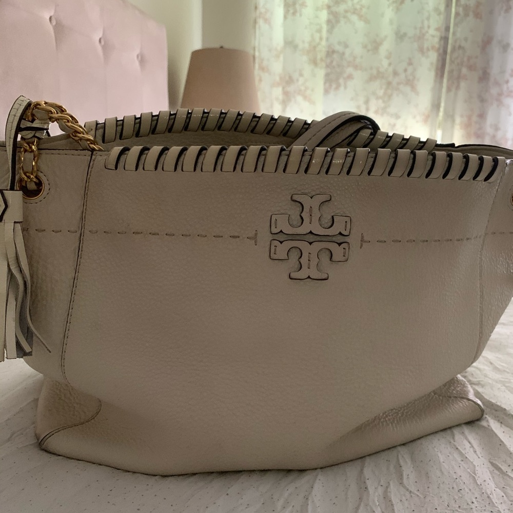 Tory Burch white leather original